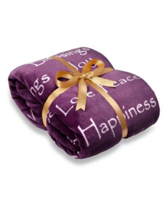 Premium Sherpa Faux Fur Cozy Warm Fluffy Throw Blanket, 65x50 Inches