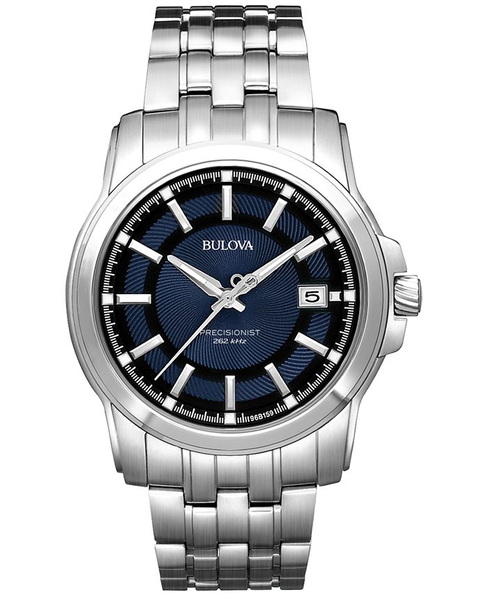 Bulova Men s Precisionist Stainless Steel Bracelet Watch 42mm