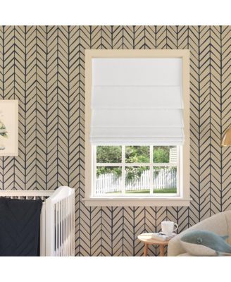 Sun Zero Pryer Textured 100% Blackout Cordless Roman Shade