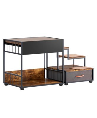 Multi-Level Pet Window Perch with Storage