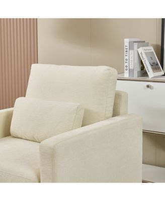 Modern Chenille Accent Chair for Living, Bedroom, Office