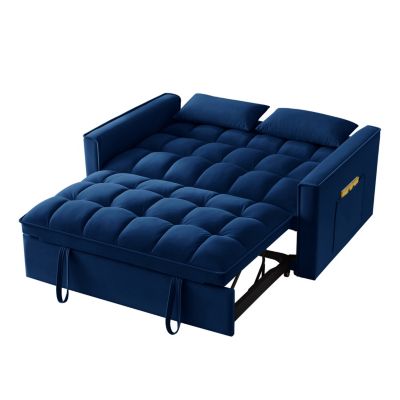 4-in-1 Loveseat Sofa Bed with Storage