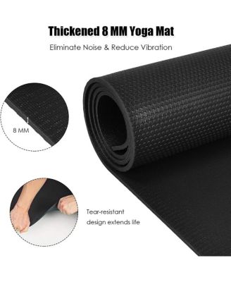 Large Yoga Mat 6' x 4' x 8 mm Thick Workout Mats