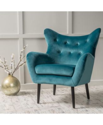 Button-Tufted Armchair With Ottoman Comfort And Style For Your Home