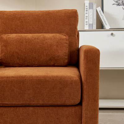 Modern Chenille Accent Chair for Living, Bedroom, Office