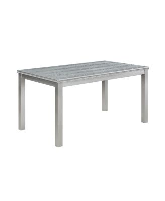 Rectangular Upholstered Small Space Bench Dining Table