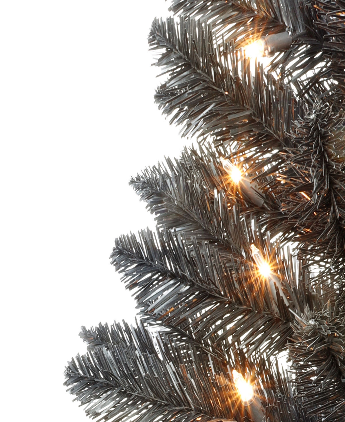 Puleo Pre-lit Pine Artificial Tree 4 Ft. In No Color