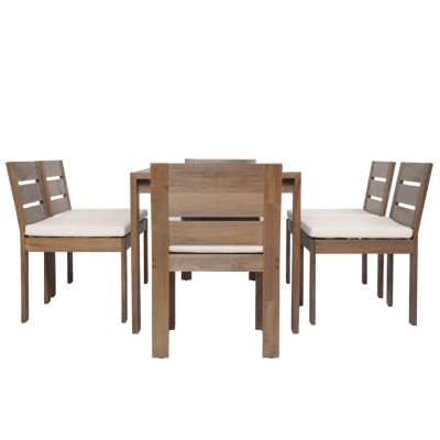 Streamdale 7-Piece Acacia Wood Outdoor Dining Set Comfort, Style, and Durability