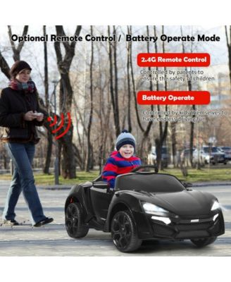 12V 2.4G RC Electric Vehicle with Lights-Red