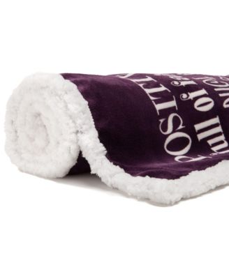 Premium Hope & Faith Sherpa Throw, 50" x 65"