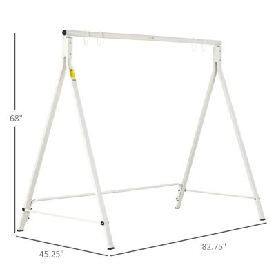Heavy Duty Metal Porch Swing Stand (528 lbs Capacity)