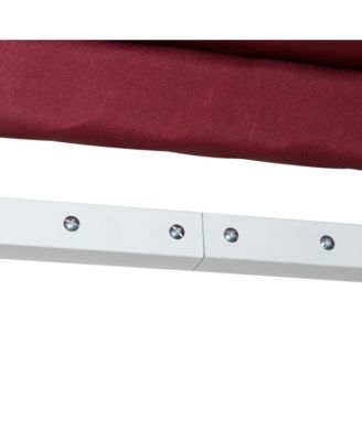 12' Retractable Awning with Aluminum Frame and UV Protection