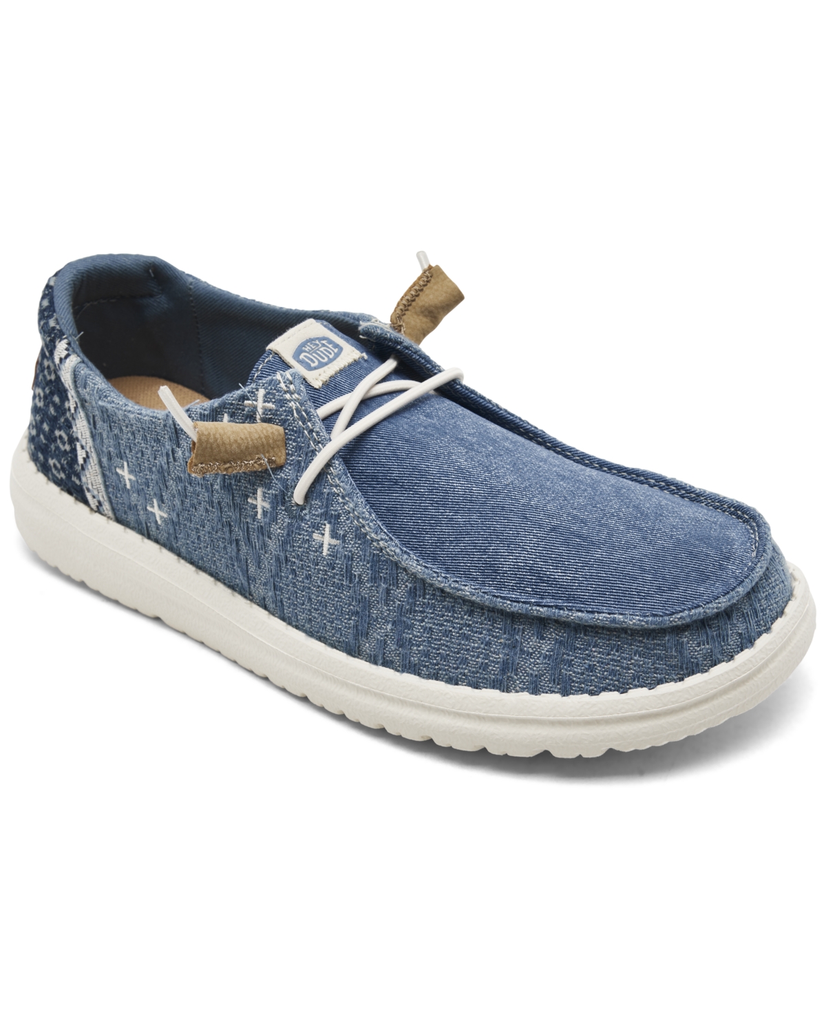 Women's Wendy Crafted Boho Casual Moccasin Sneakers from Finish Line - Blue
