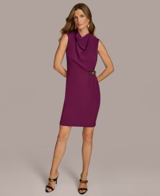 Donna Karan New York - Women's Mock-Neck Shift Dress