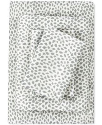 Microfiber Easy Care Printed 4-Pc. Sheet Set, King