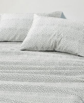 Microfiber Easy Care Printed 3-Pc. Sheet Set, Twin