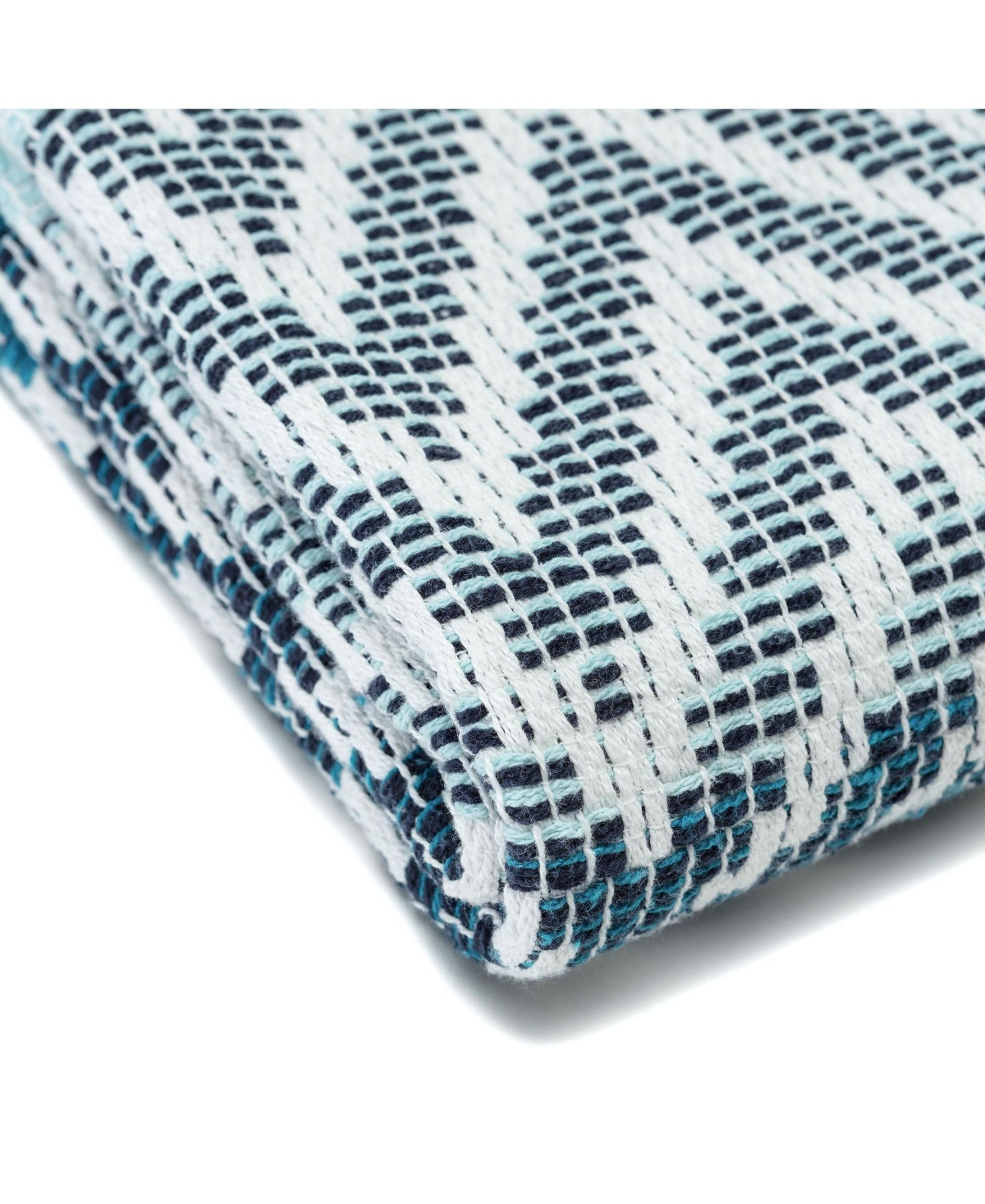 Chanasya Premium Monochrome Soft Cotton Blanket With Tassels - Cozy Textured Rustic Woven Lightweight Blanket for Bed Sofa Chair Couch Living Be