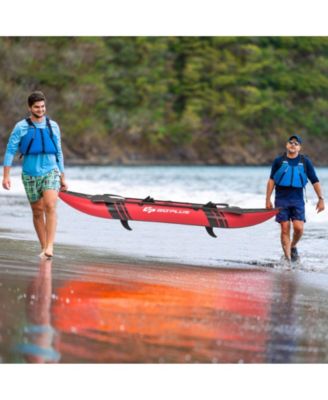 Inflatable 2-person Kayak Set with Aluminium Oars and Repair Kit