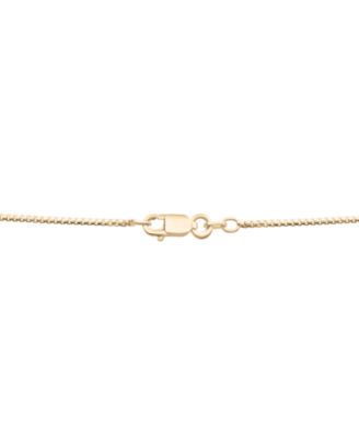 Men's Diamond Star of David Disc 22" Pendant Necklace (1/2 ct. t.w.) in 14k Gold-Plated Sterling Silver & Sterling Silver 