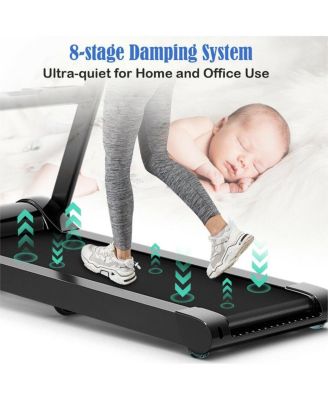 2.25HP Folding Treadmill with Bluetooth Speaker-Black