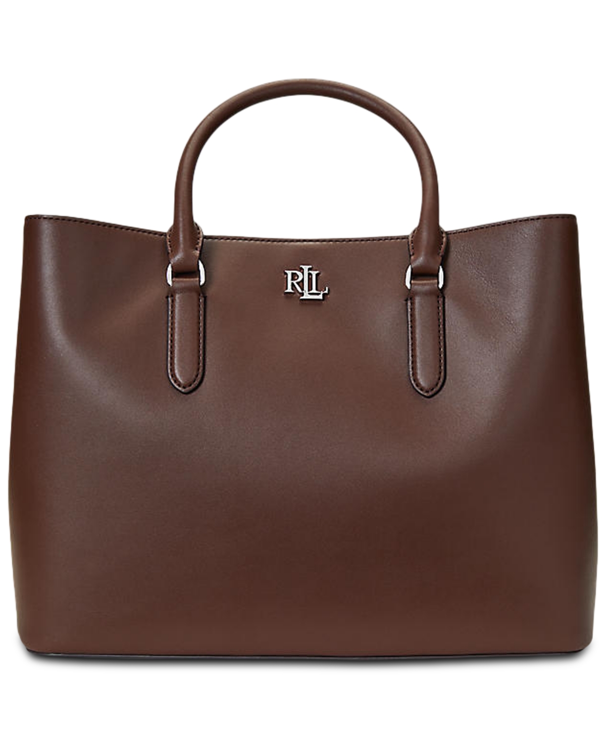 Lauren Ralph Lauren Women's Full-Grain Smooth Leather Large Marcy Satchel