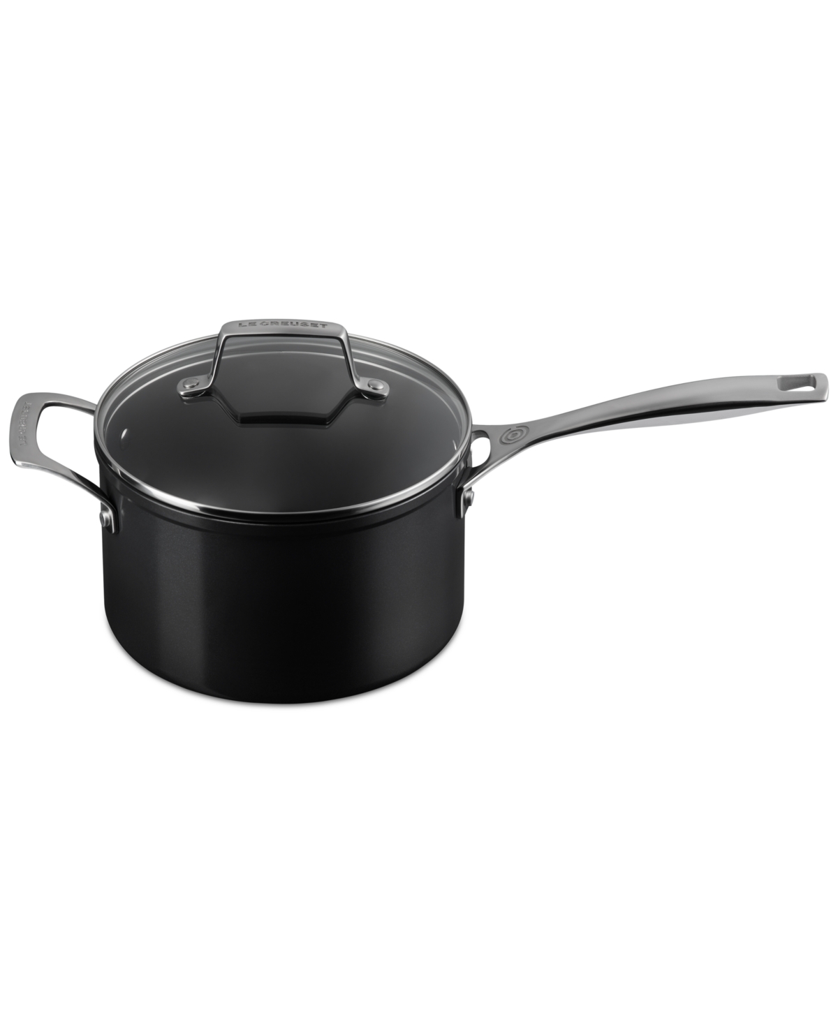 Le Creuset Essential Non-stick Ceramic Saucepan With Glass Lid, 4-quarts In No Color
