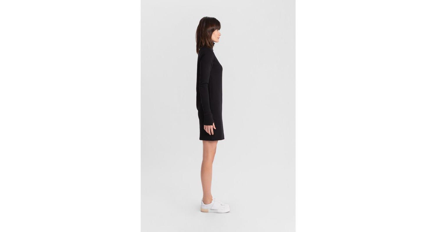 Women's Alani Long-Sleeve Turtleneck Zip Sweatshirt Dress