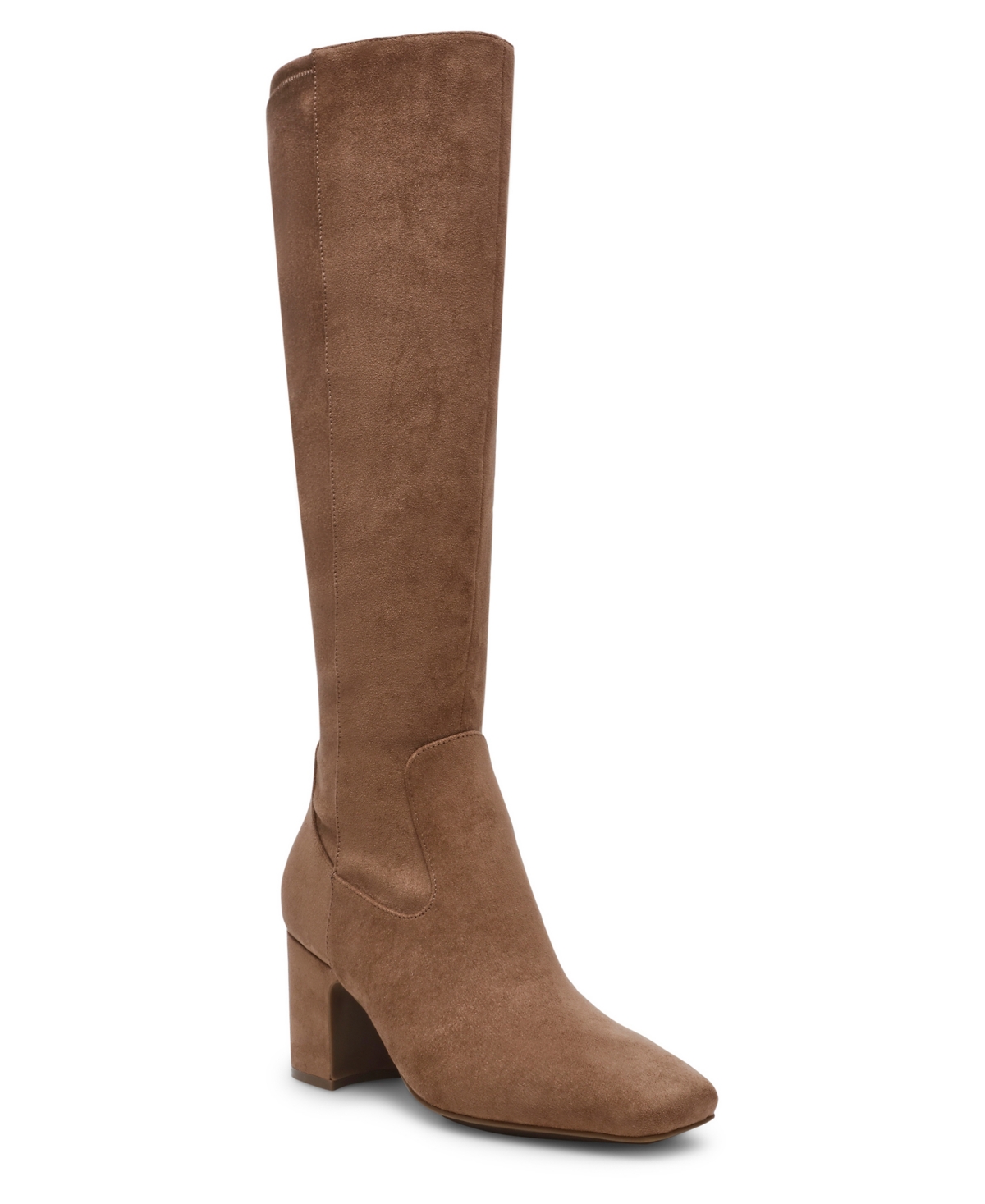 Anne Klein Women s Toronto Snip Toe Knee High Dress Boots Truffle Smart Closet
