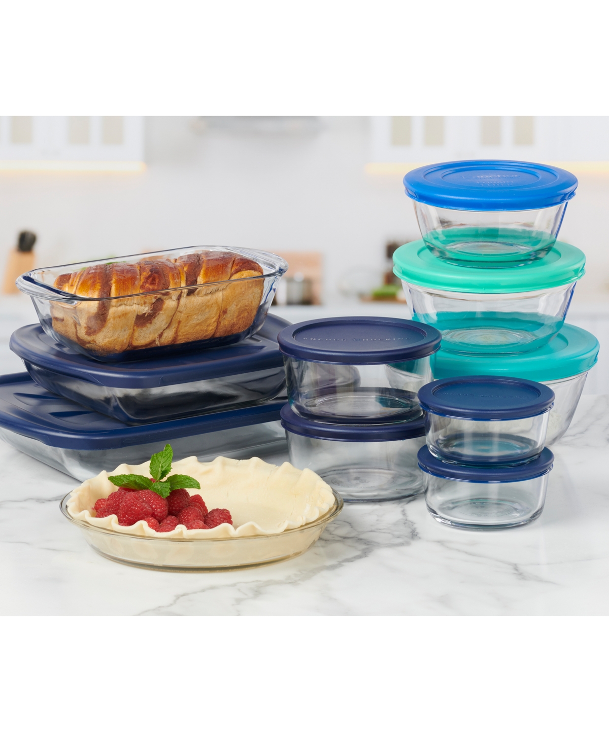 Anchor Hocking 20-piece Bake, Store & Mix Set In No Color