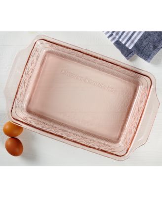 3-Quart Laurel Embossed Baking Dish