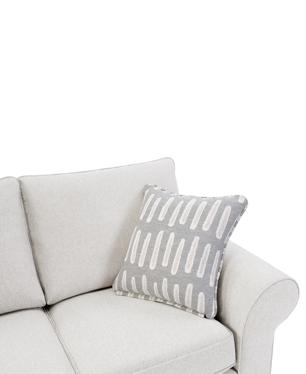 Macy's Saeville 66" Fabric Loveseat, Created For  In Pearl