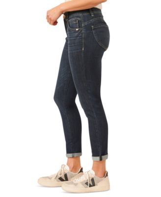 Petite "Ab"solution Ankle-Skimming Cuffed Jeans