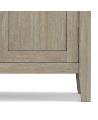 Redmond Solid Wood Low Storage Cabinet