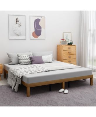 Streamdale Queen Platform Bed Frame with Strong Slat Support