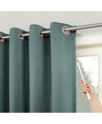 Preston Extra-Wide Blackout Grommet Sliding Patio Door Curtain Panel