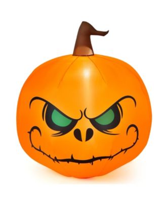 4 Feet Halloween Inflatable Pumpkin with Build-in LED Light