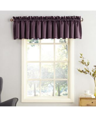 Grant Room Darkening Rod Pocket Curtain Valance