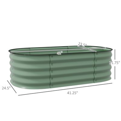 Galvanized Raised Garden Bed Kit for Home Gardening