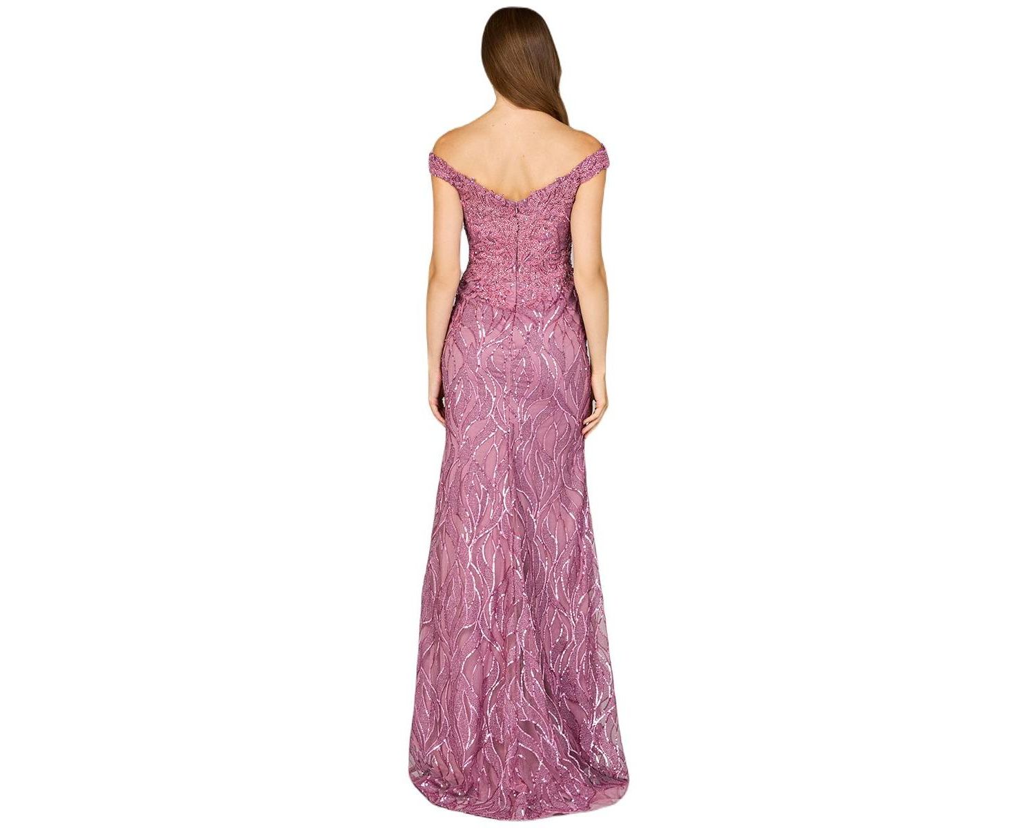 Women's Off Shoulder, Mermaid Lace Gown