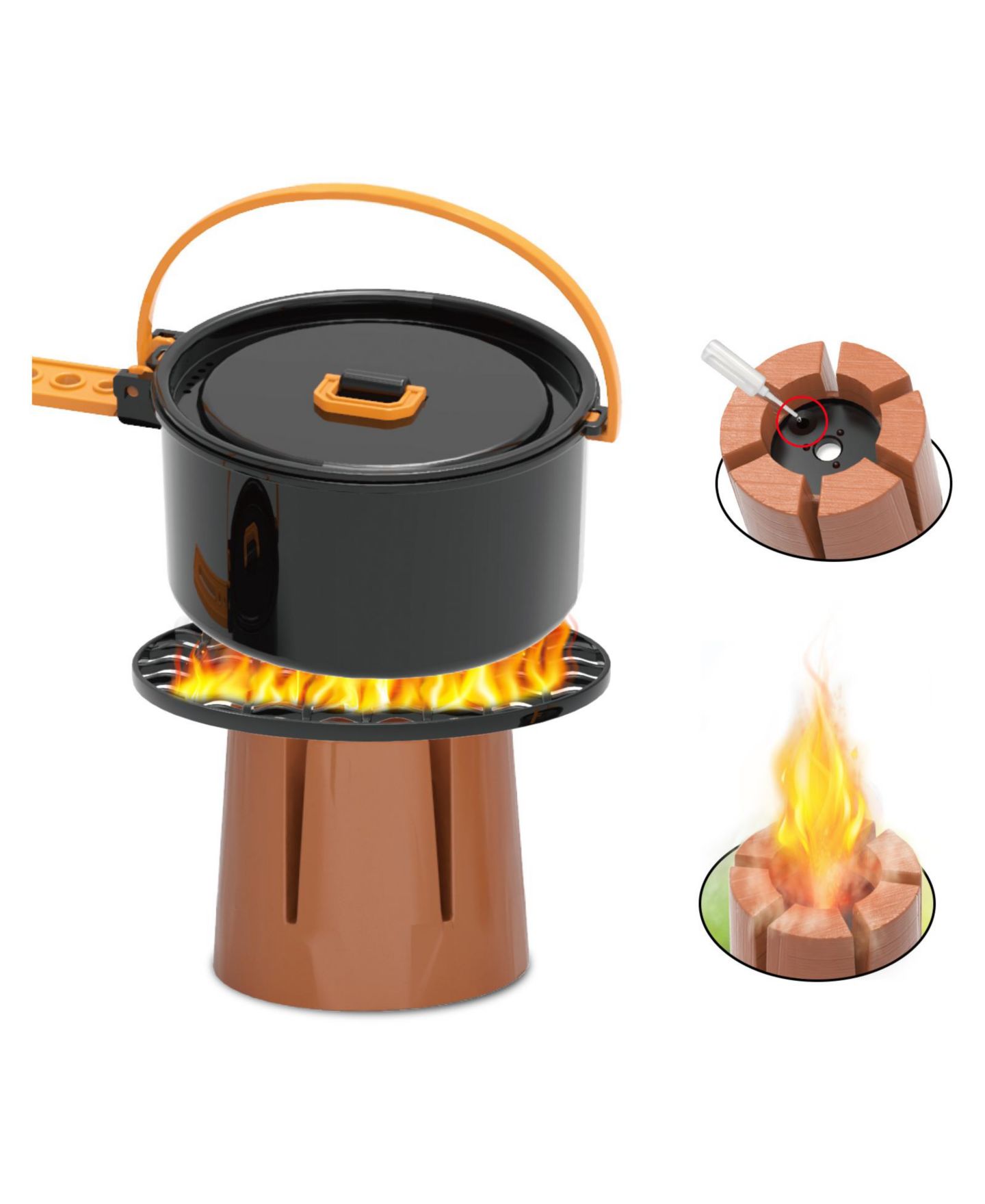 Детские игрушки Contixo Camping Wilderness Explorer Adventure Kit Multi-Piece Playset, Ages 3+, цвет: Коричневый — фото 5