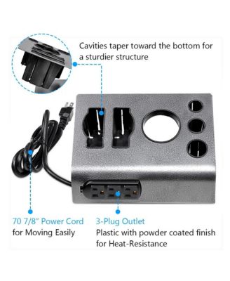 Salon Appliance Desktop Holder For Flat Iron Curling and Blow Dryer Hair Styling