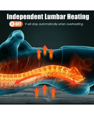 Foldable Massage Mat with Heat and 10 Vibration Motors