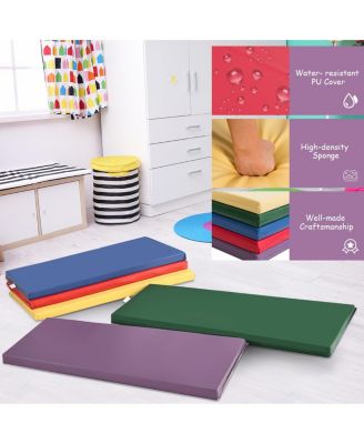 5 Pack 2 Inch Toddler Thick Rainbow Rest Nap Mats