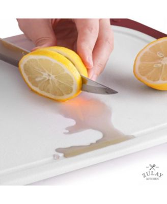 3 Piece Set Non-Slip Kitchen Cutting Board with Juice Groove