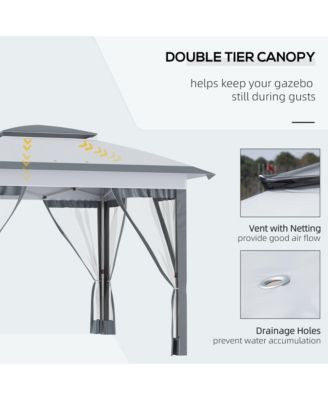 12' x 12' Pop-Up Canopy Tent with Netting and Bag