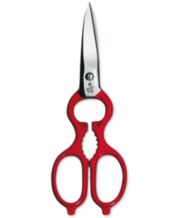Rachael Ray Professional Multi Shear Kitchen Scissors with Herb Stripper and Sheath, Grey