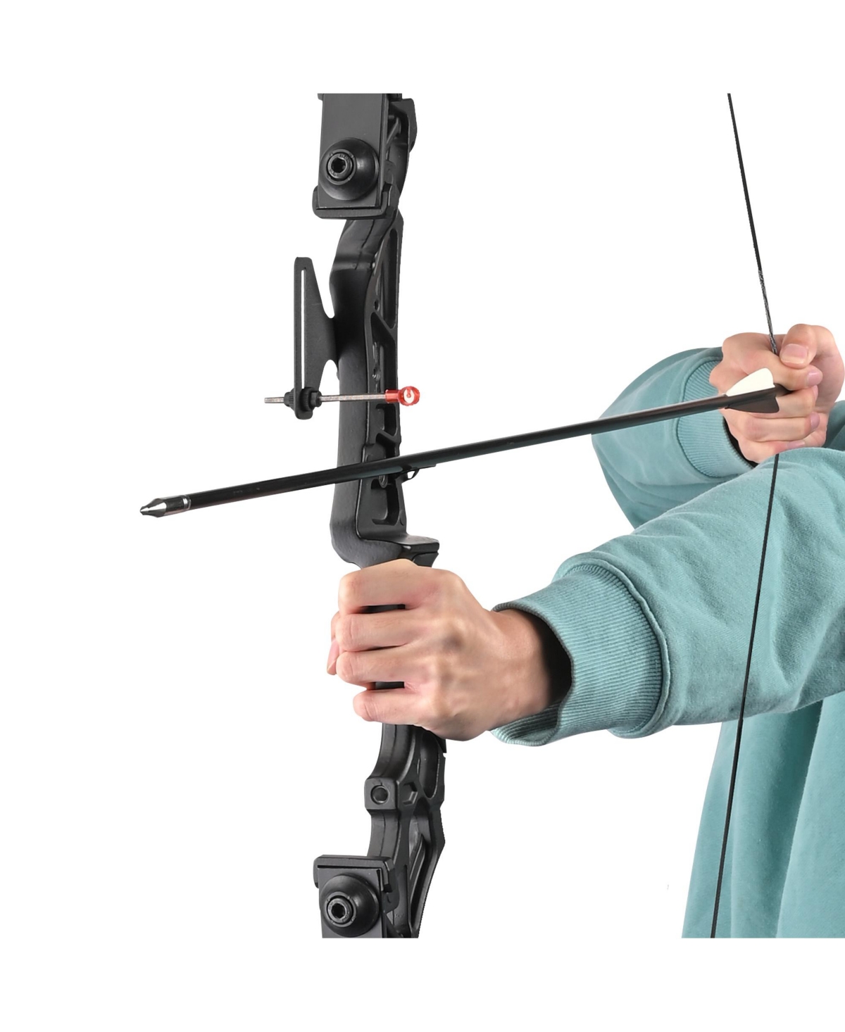 Yescom Recurve Bow Set Takedown Arrow Archery Hunting Right Hand Longbow Shooting Kit