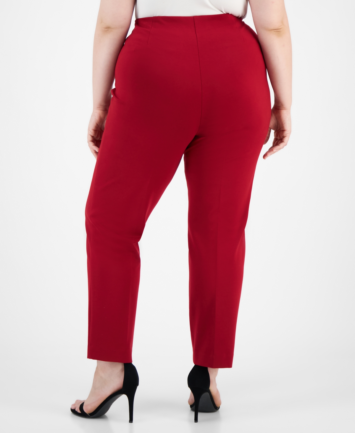 Anne Klein Plus Size Hollywood Slim-Fit Ankle Pants
