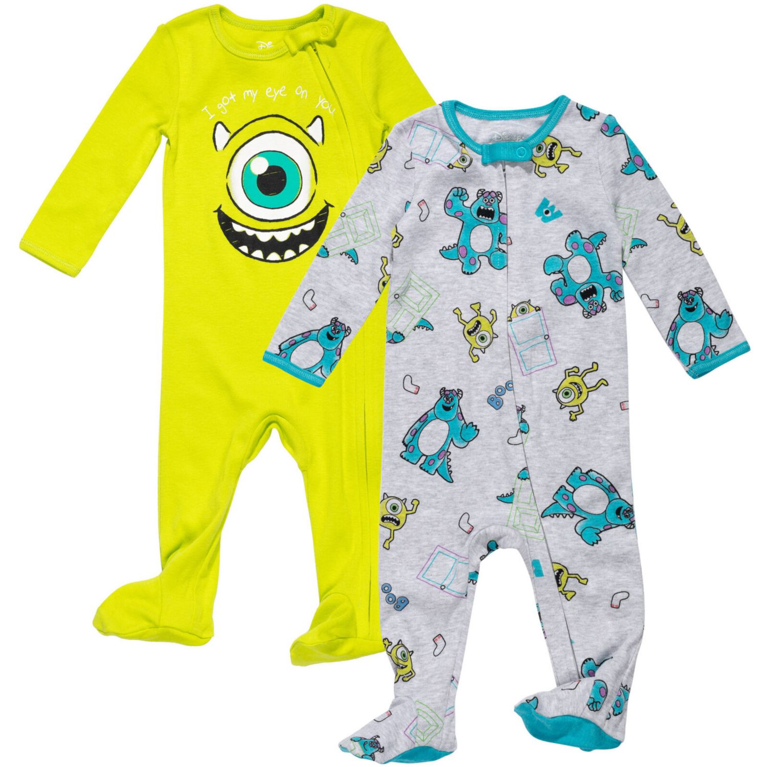 Baby Boys Disney Winnie the Pooh Lion King Pixar Toy Story 2 Pack Sleep N' Play Coveralls Newborn to