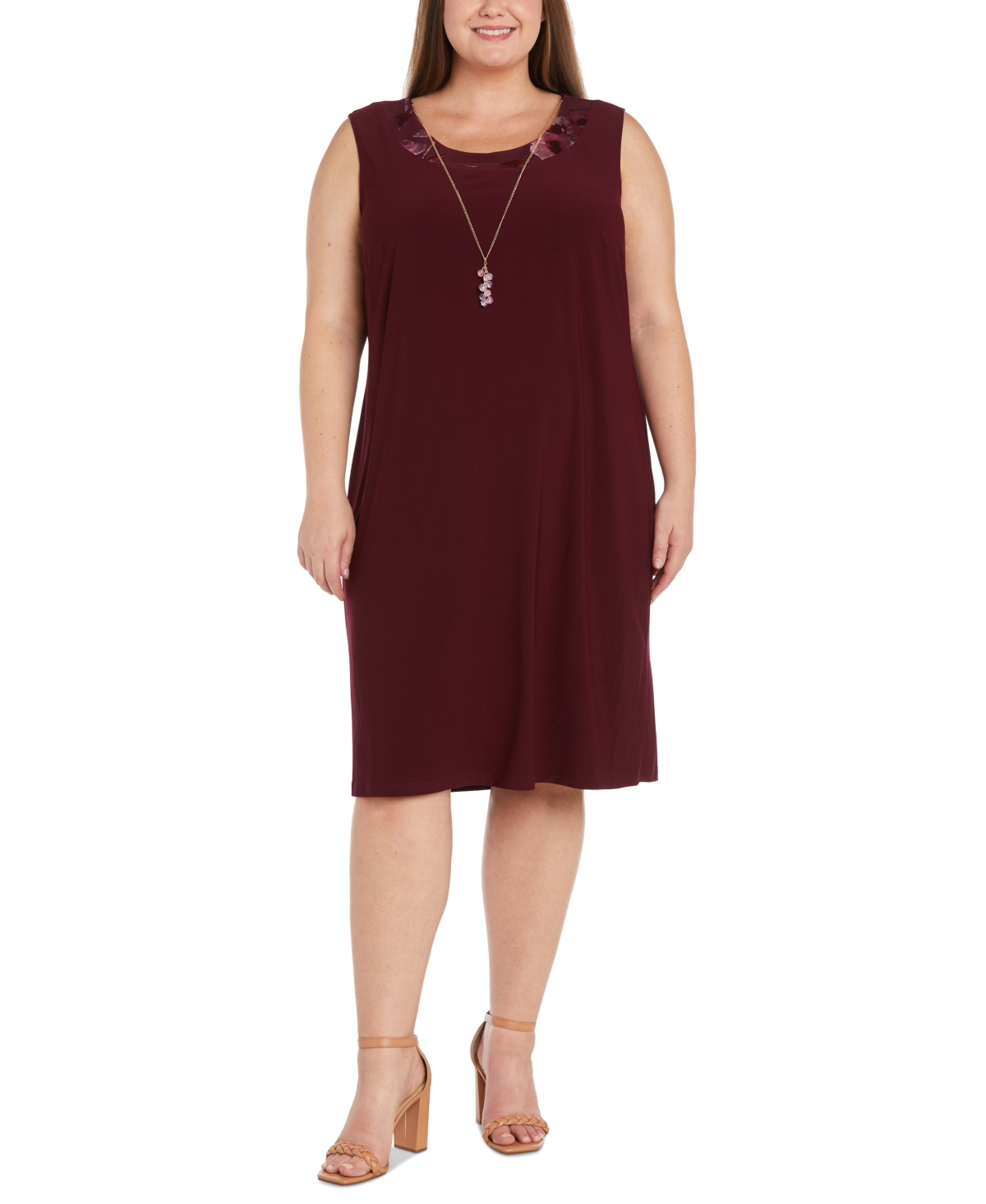 R & M Richards Plus Size 2pc. Sheath Dress & Jacket